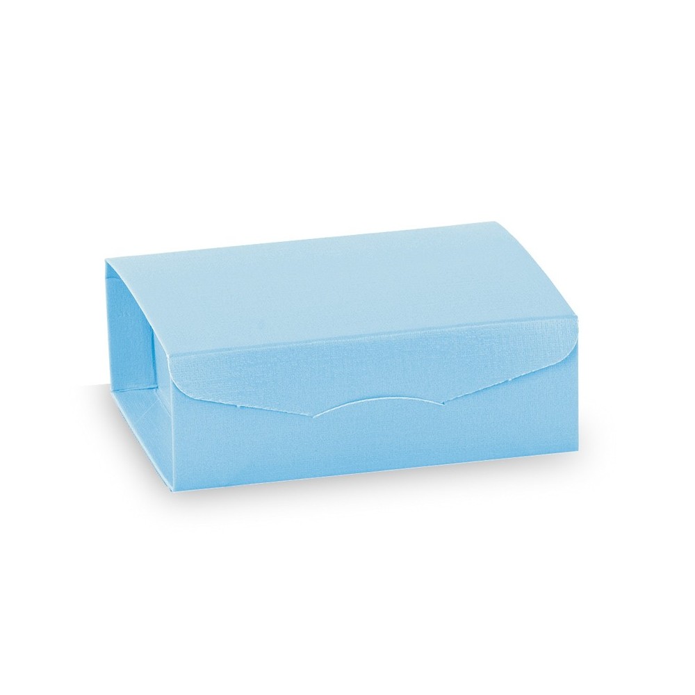 GIFT 70X70X30 FIBRA AZZURRA